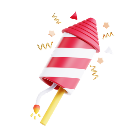 Feuerwerk  3D Icon