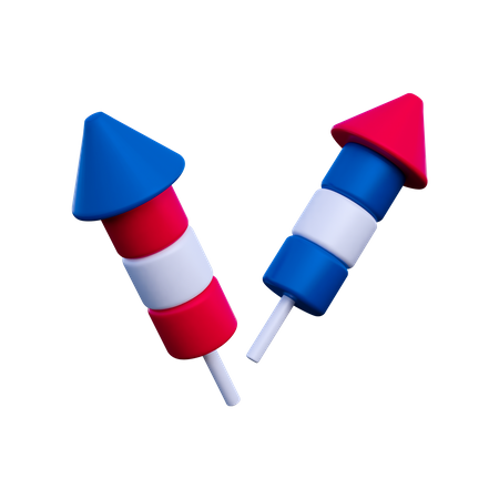 Feuerwerk  3D Illustration