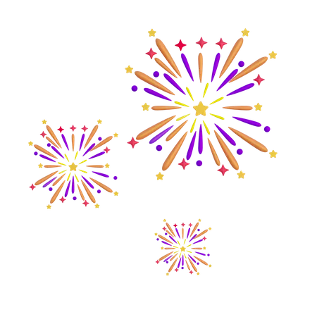 Feuerwerk  3D Icon