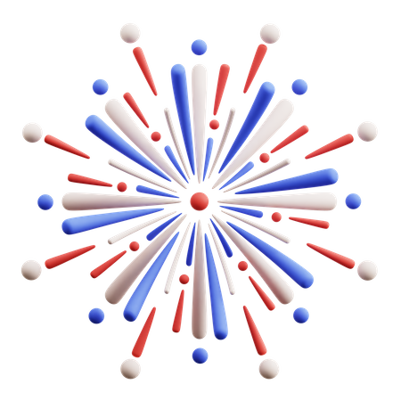 Feuerwerk  3D Icon