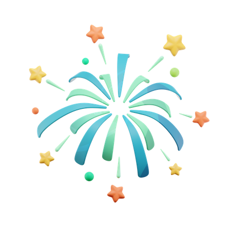 Feuerwerk Form  3D Icon