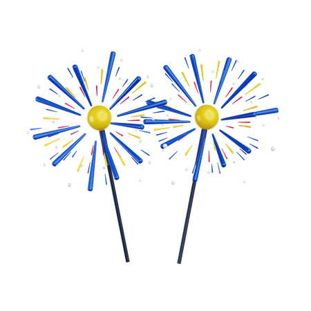 Feuerwerk-Party  3D Icon