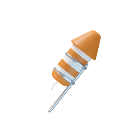 Feuerwerk Raketen  3D Icon