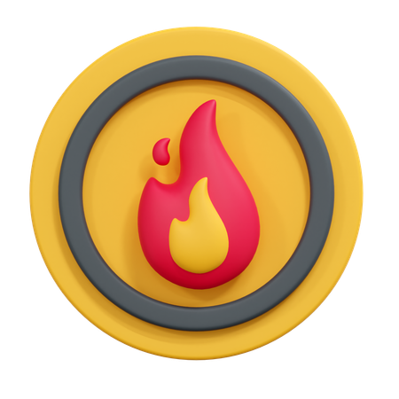 Feuerzeichen  3D Icon