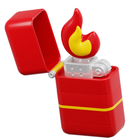 Feuerzeug  3D Icon