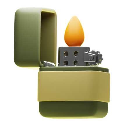 Feuerzeug  3D Icon