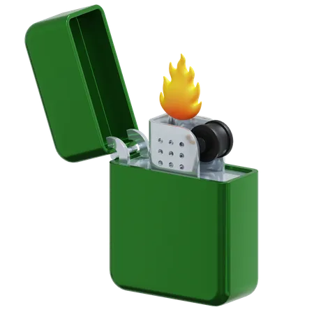 Leichteres Feuer  3D Icon