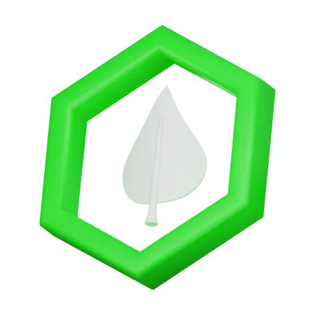 Feuille  3D Icon