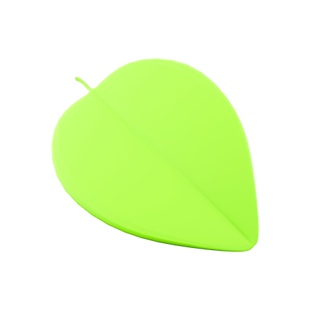 Feuille  3D Icon