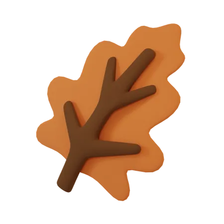 Feuille  3D Icon