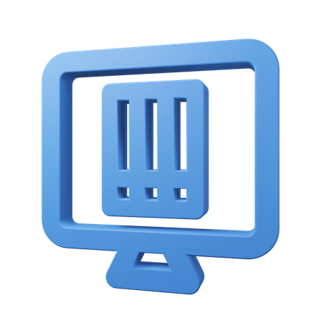 Tableur  3D Icon