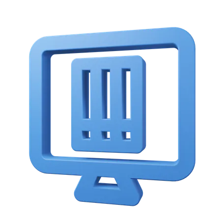 Tableur  3D Icon