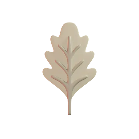 Feuille de CHENE  3D Illustration