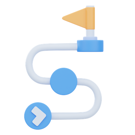 Feuille de route  3D Icon