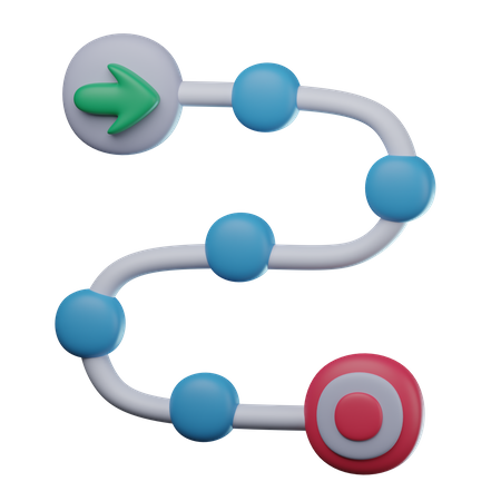 Feuille de route  3D Icon