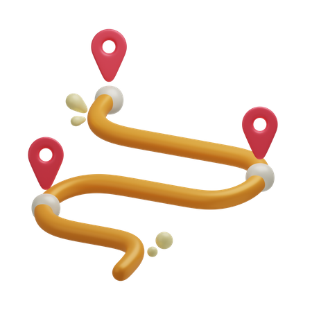 Feuille de route  3D Icon