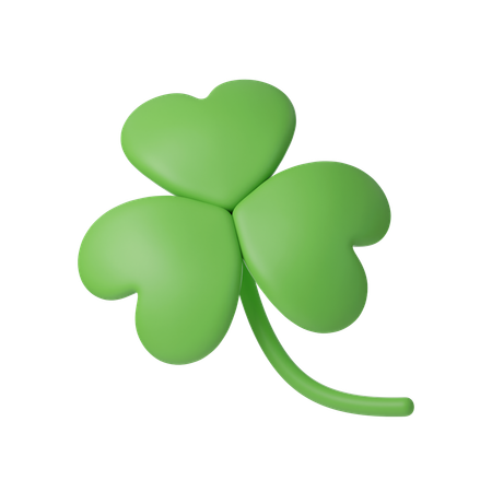 Feuille de trèfle  3D Icon