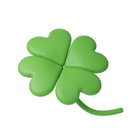 Feuille de trèfle  3D Icon