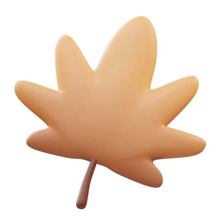 Feuille d'érable  3D Icon