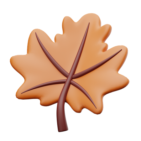 Feuille d'érable  3D Icon