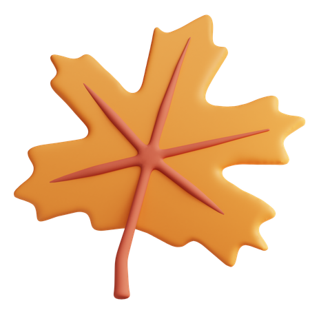 Feuille d'érable  3D Icon