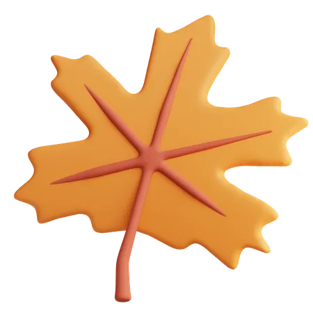 Feuille d'érable  3D Icon