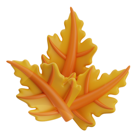 Feuille d'érable  3D Icon