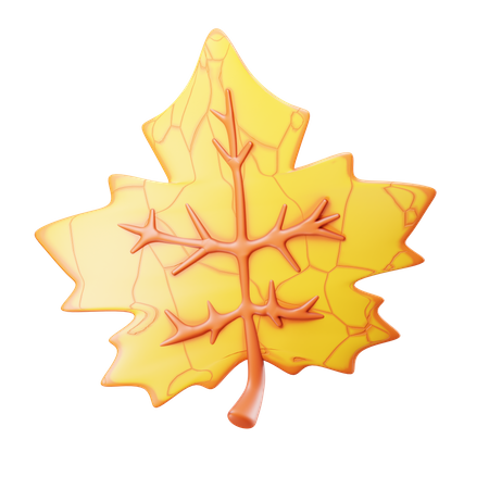 Feuille d'érable  3D Icon