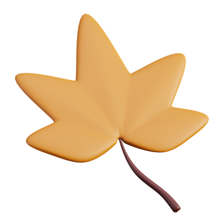 Feuille d'érable  3D Icon