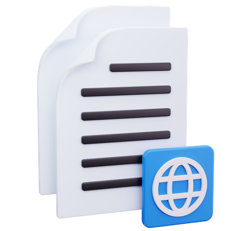 Exportation de feuilles  3D Icon