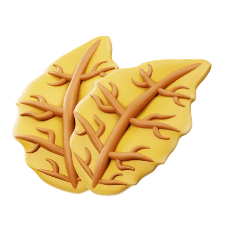 Feuille sèche  3D Icon