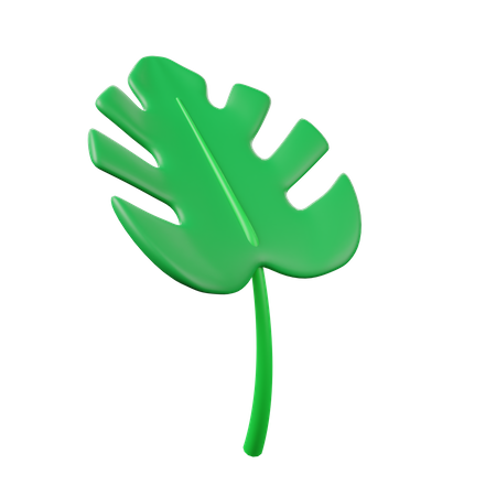 Feuille verte  3D Icon