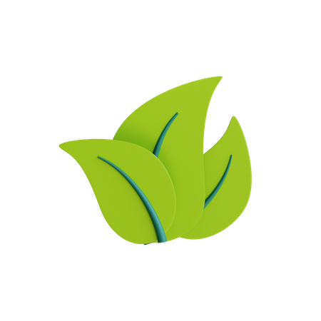 Feuilles  3D Icon