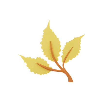 Feuilles d'automne  3D Icon