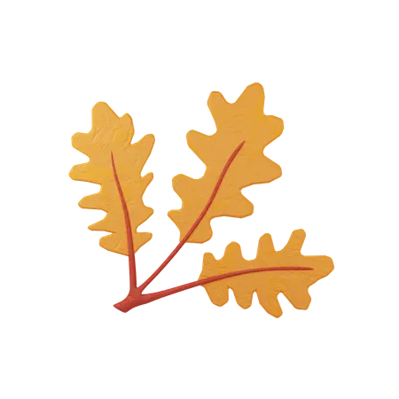 Feuilles d'automne  3D Icon