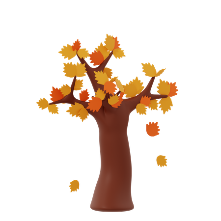 Feuilles d'automne  3D Icon