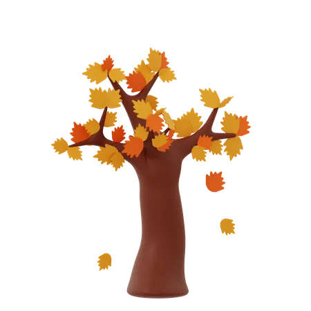 Feuilles d'automne  3D Icon