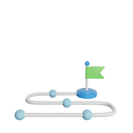 Feuilles de route  3D Icon