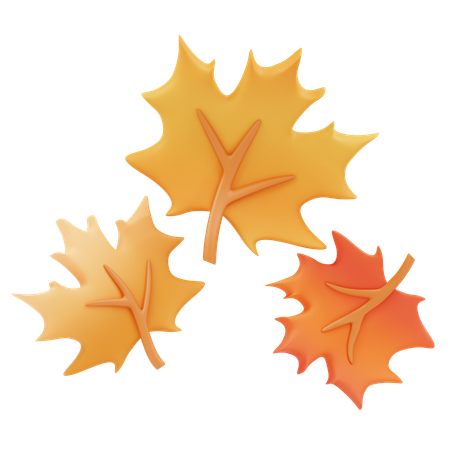 Feuilles d'érable  3D Icon