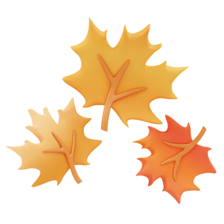 Feuilles d'érable  3D Icon