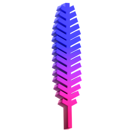 Feuilles de pin  3D Icon