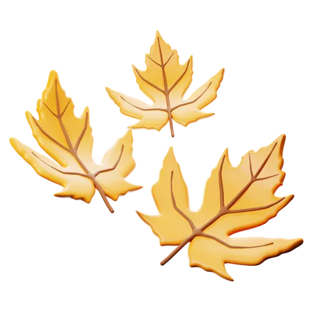 Feuilles tombantes  3D Icon