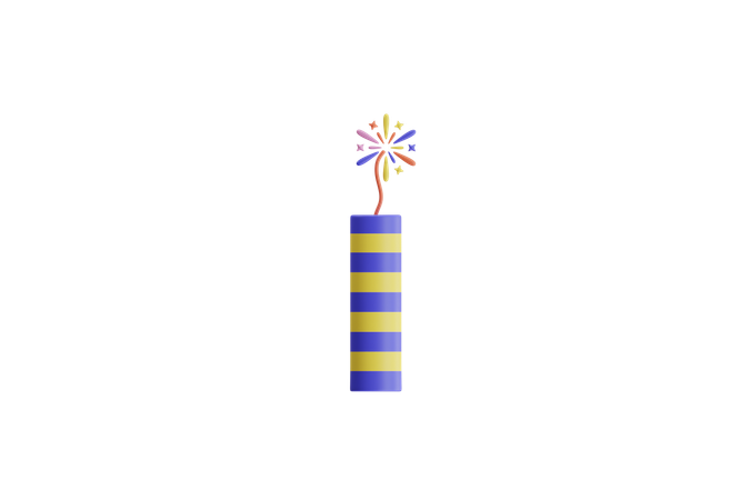 Feux d'artifice  3D Icon