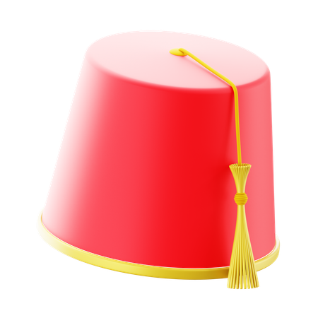 Fez Hat  3D Icon