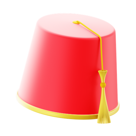 Fez Hat  3D Icon