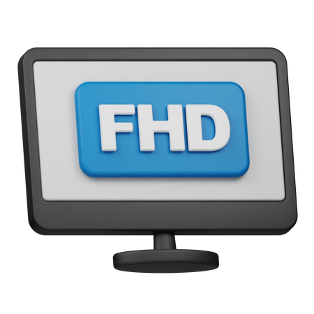 FHD Resolution  3D Icon