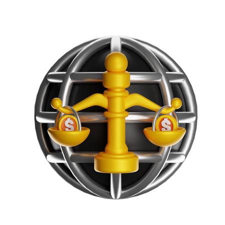 Fianncial Law  3D Icon