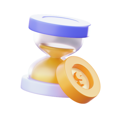 Fianncial Time  3D Icon