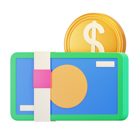 Monnaie fiduciaire  3D Icon