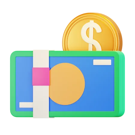 Monnaie fiduciaire  3D Icon